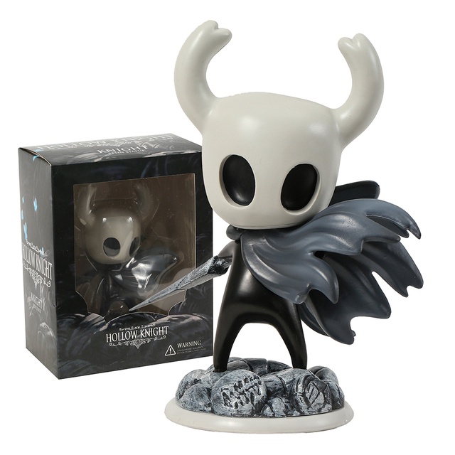 Anime Hollow Knight Standing Figure Patung Koleksi Mainan Ornamen Model Figure 16cm