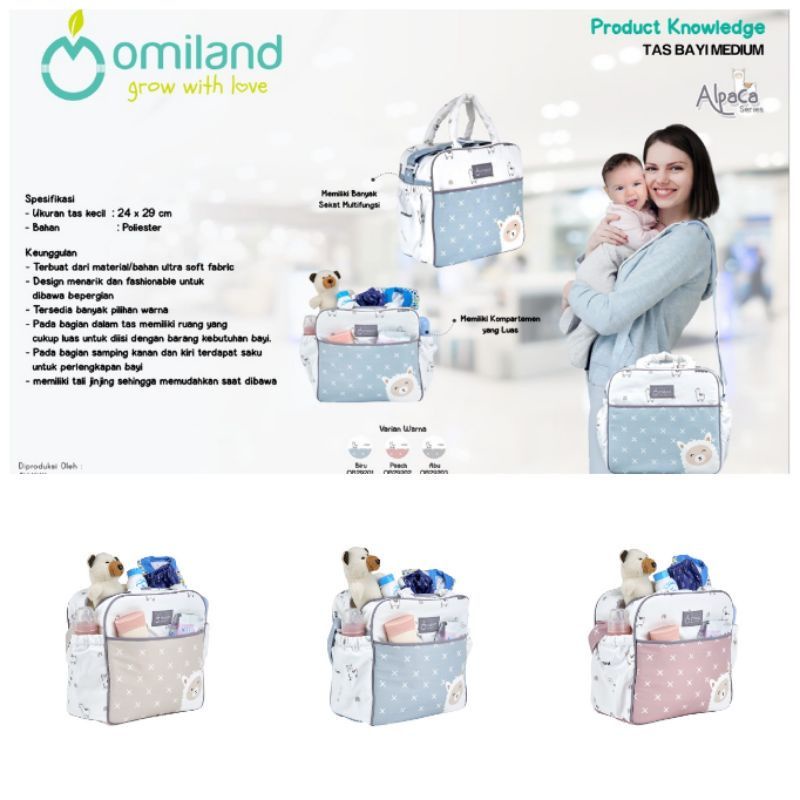 Tas bayi Omiland / Cintaka / Baby Scots / Baby Family