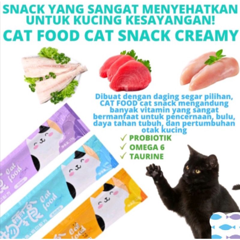 Cat food cat snack creamy 15gr