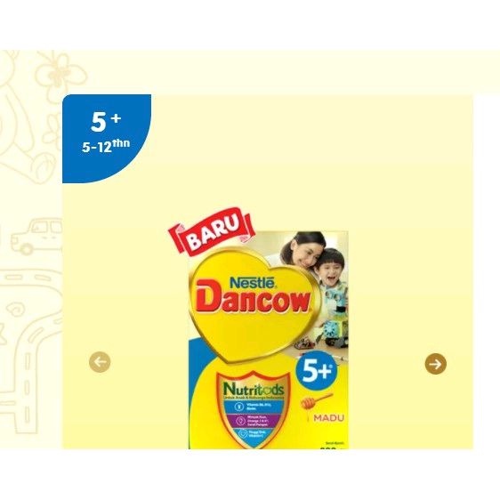 

Dancow 5+ Madu 750gr