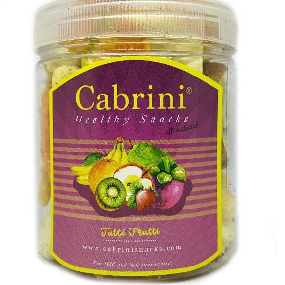 

℮ Cabrini Healthy Snacks - Tutti Frutti (500 ml) Keripik Buah Premium ♞