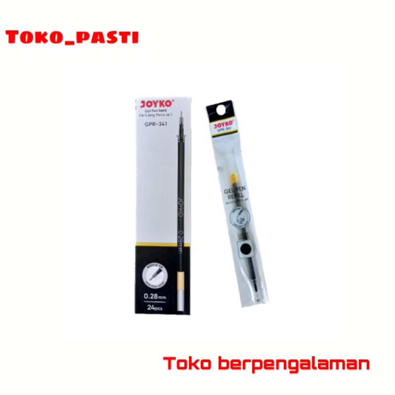 

ISI ULANG PULPEN GEL HITEC 0.28mm@24 pcs