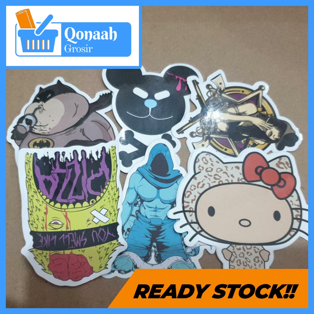 

Harga 1pcs Sticker BAPE X SUPREME yang Hobi Tempel Stiker