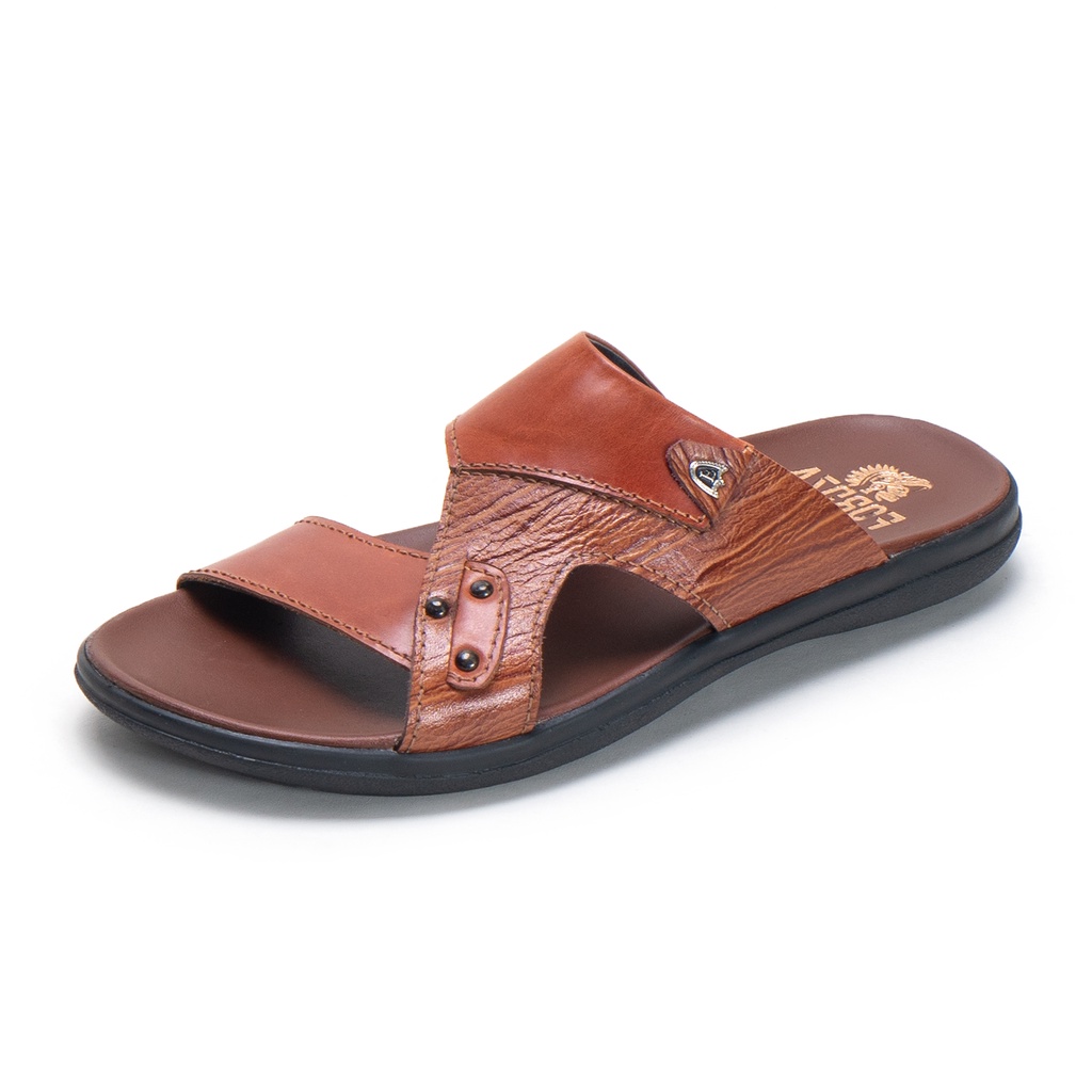 Sandal Kulit  Pria Casual Original Flip Flop Premium Slop MS445