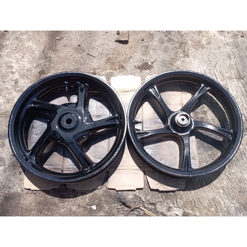 velg standar 1 set tapak lebar  mio m3/z/s/fino 125/soul gt 125/ all xeon 125 dll original