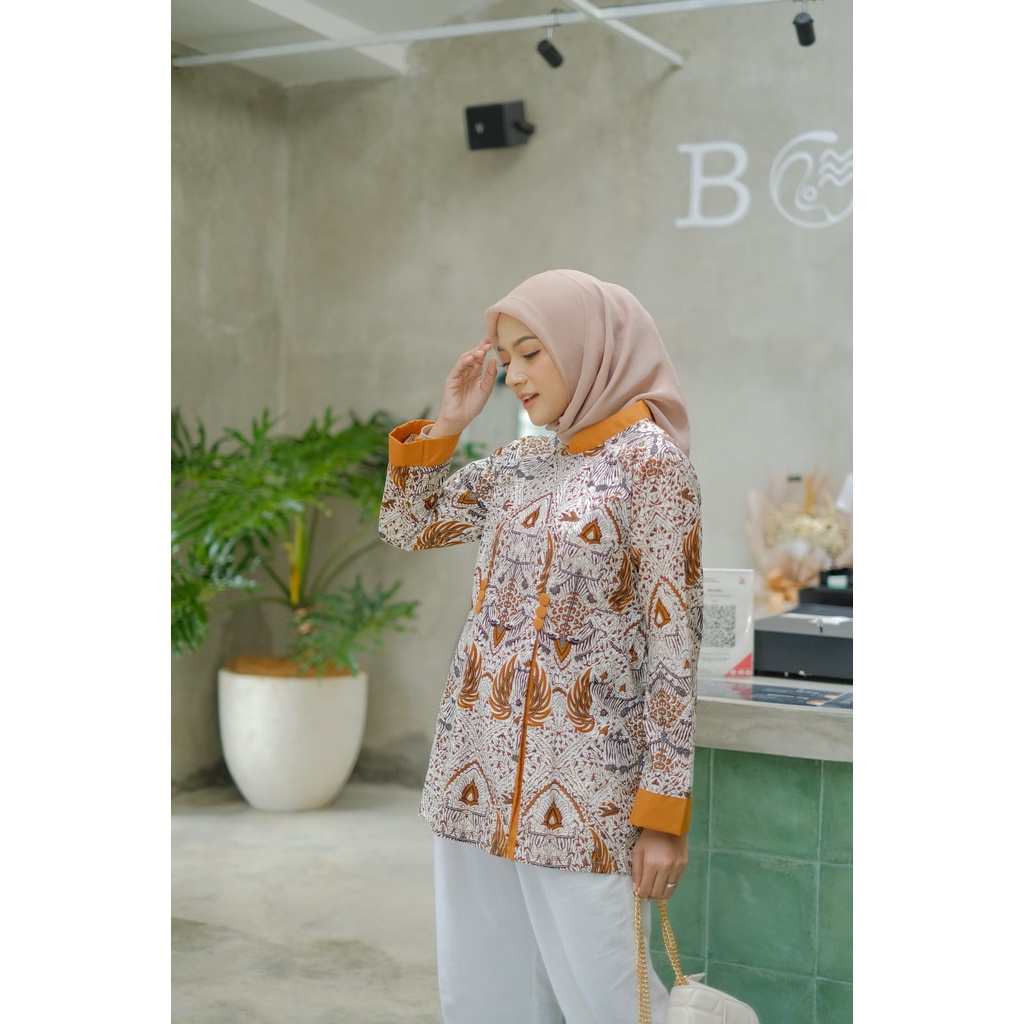 Baju Wanita Kemeja Wanita Blus Batik Wanita