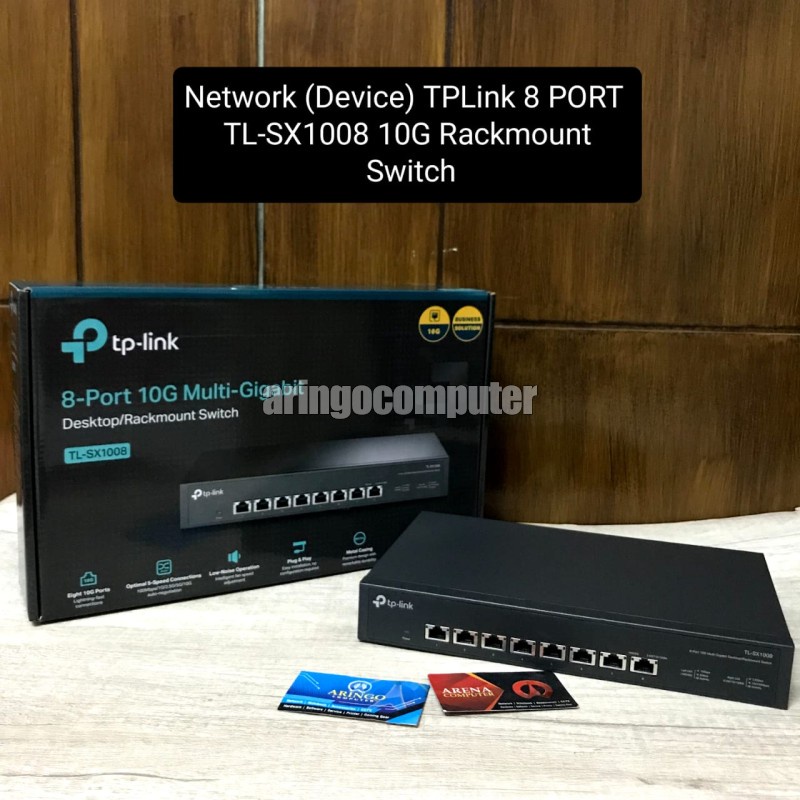 Network (Device) TPLink 8 PORT TL-SX1008 10G Rackmount Switch