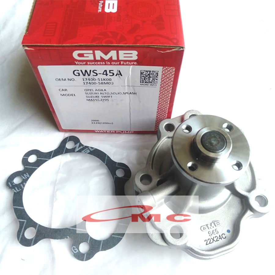 Water Pump Pompa Air Suzuki Ertiga GMB GWS-45A