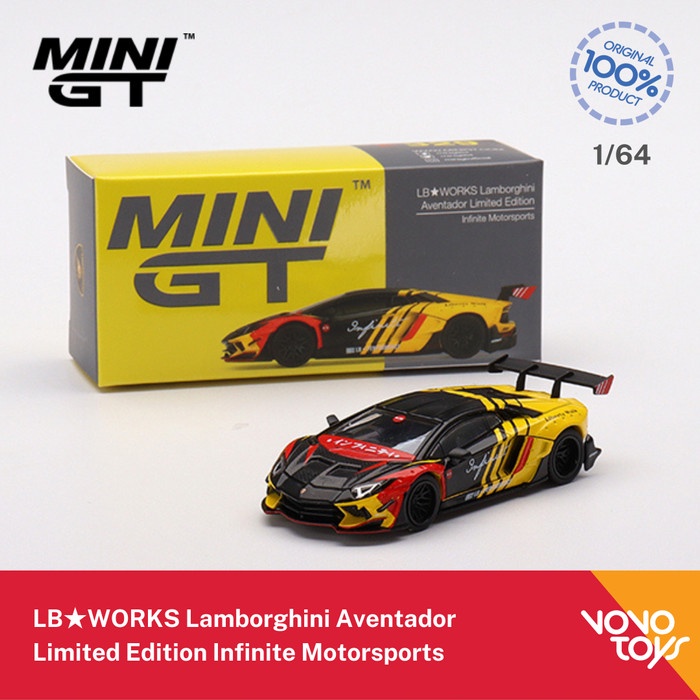 Terlaris Minigt 329 Lbworks Lamborghini Aventador Limited Infinite Mini Gt