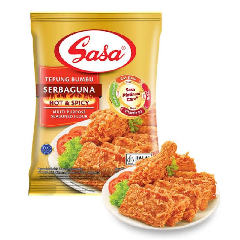 

Sasa Tepung Bumbu Serbaguna Hot & Spicy