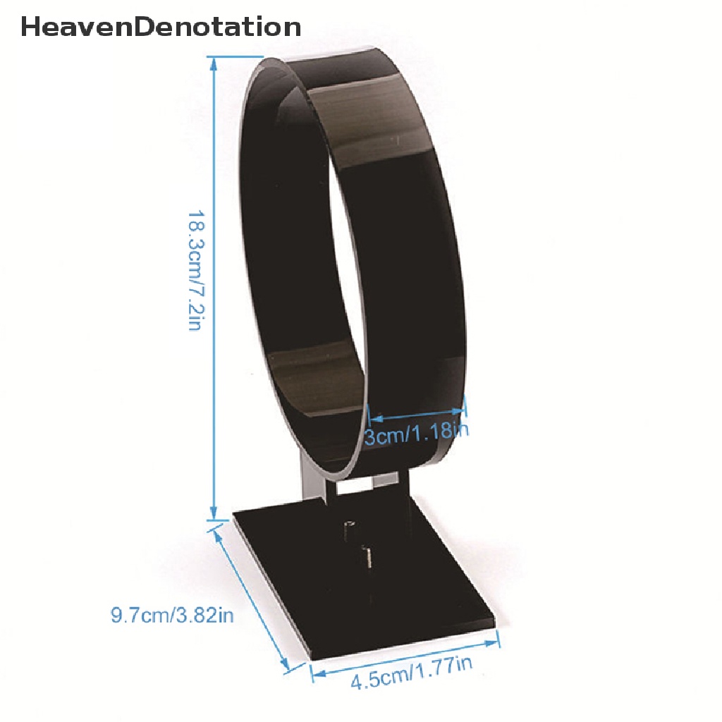 [HeavenDenotation] Bando Akrilik Holder Aksesoris Rambut Hair Band Tutup Kepala Display Stand Holder HDV