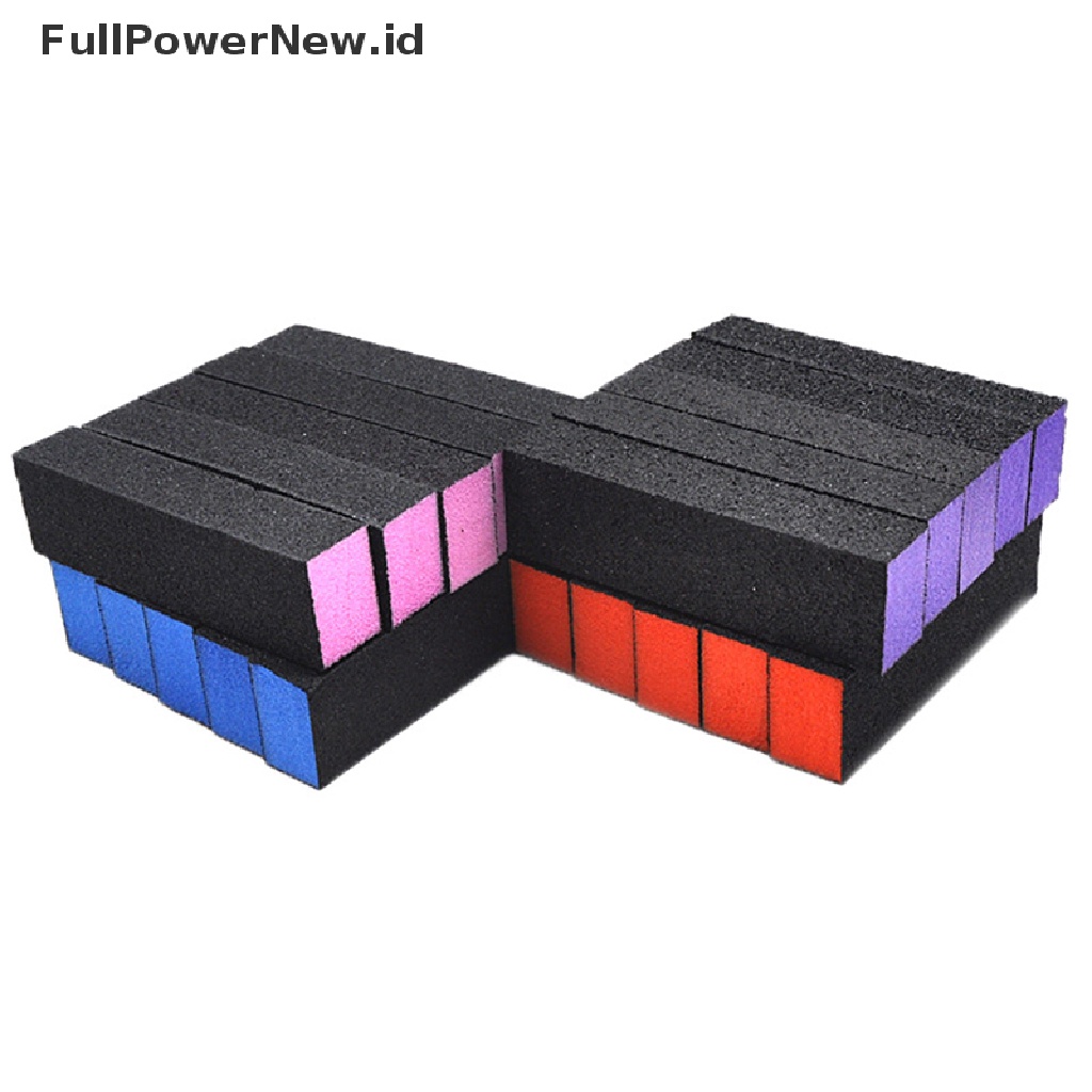 Power 10pcs Nail Art Shiner Buffer Buffing Block Sanding File Manicure Nail Art Tips ID