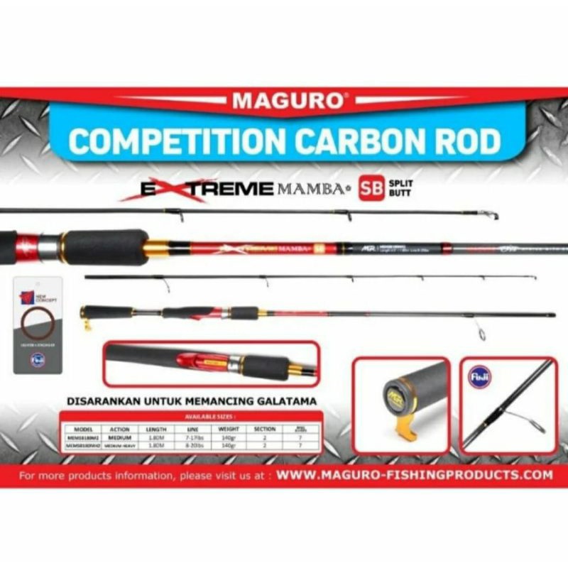 STIK / JORAN MAGURO EXTREME MAMBA CS/SB 180 7-17LB - 8-20LB - ORIGINAL
