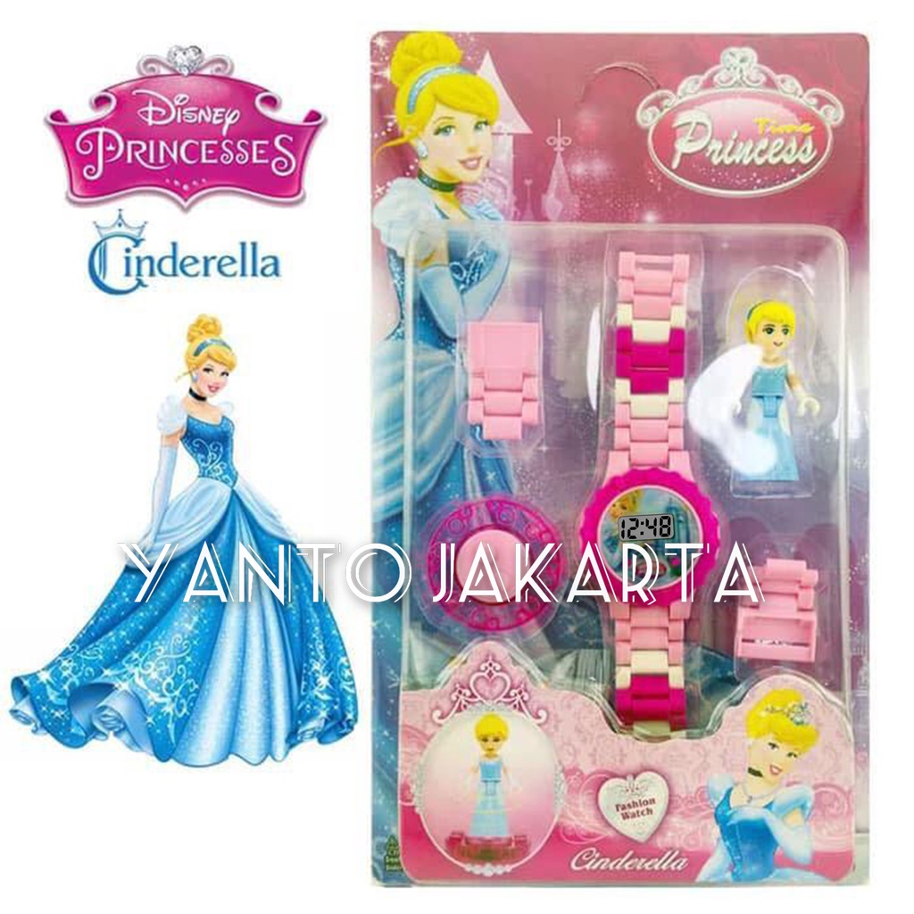 JAM TANGAN PRINCESS CINDERELLA ANAK PEREMPUAN