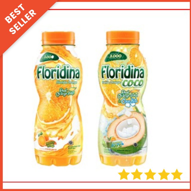 

FLORIDINA ORANGE/COCO 1 Dus isi 12 Botol 350ml