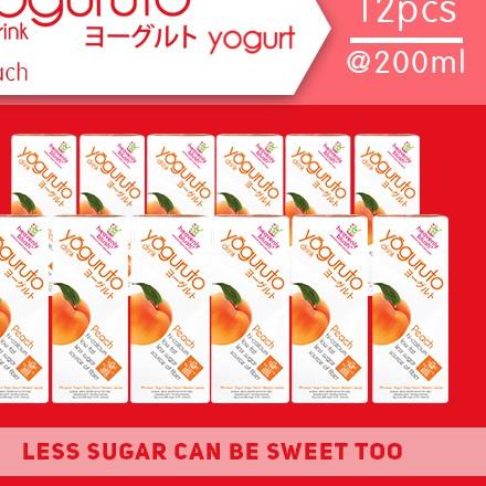 

✈ Yogurt Heavenly Blush Yoguruto Peach [12Px200ml] ✴
