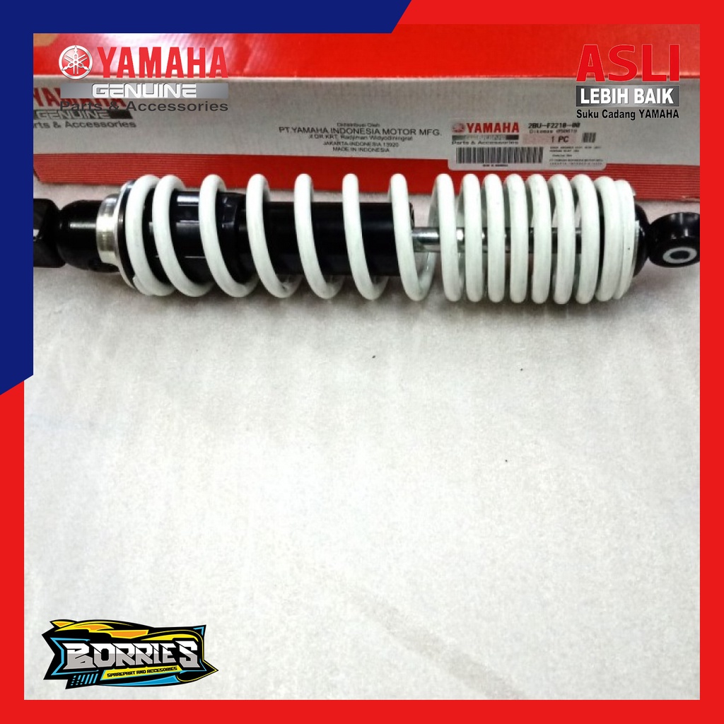 SHOCK BREAKER BELAKANG ORI X-RIDE WARNA PUTIH 2BU-F2210-00