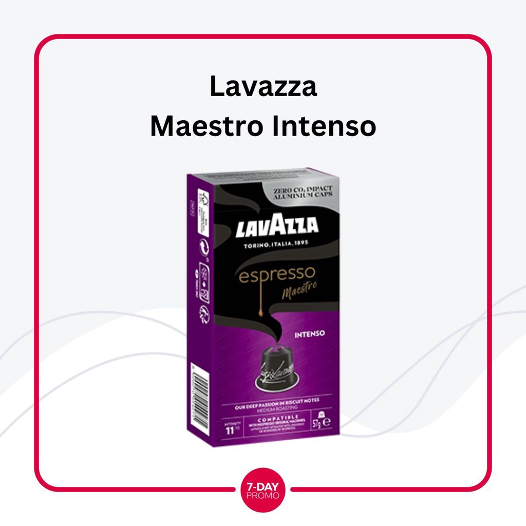 Lavazza Espresso Nespresso Compatible Coffee Capsules Kopi 10 Kapsul