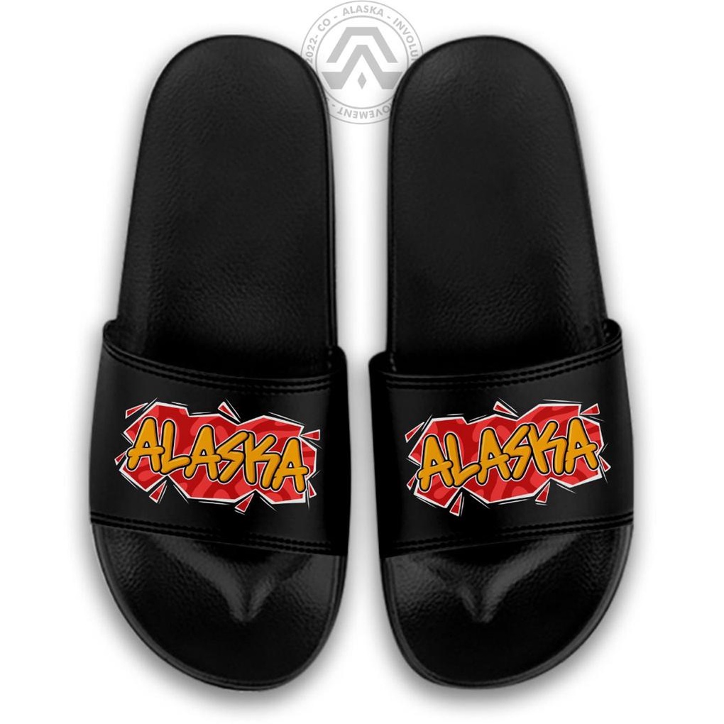 Sandal Slop Pria Hitam Dewasa Sendal slippers