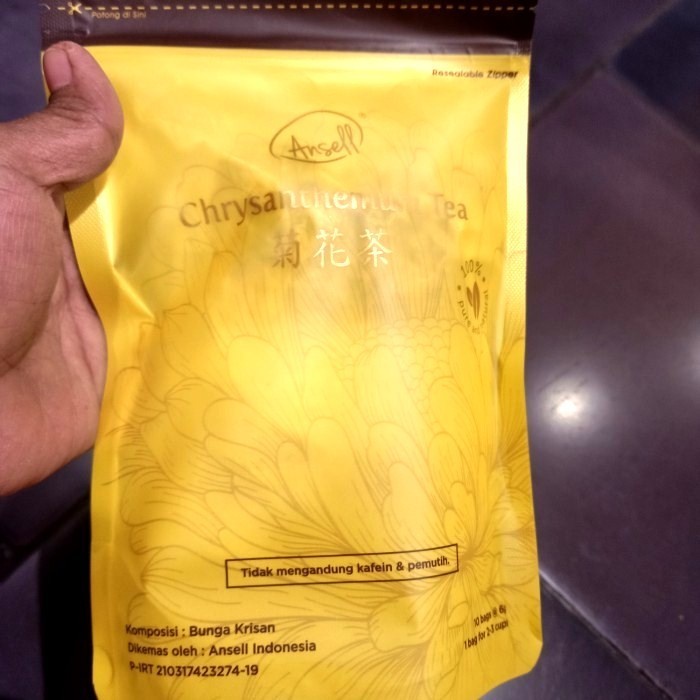 

Ansell chrysantemum tea bag 10 x 6gr