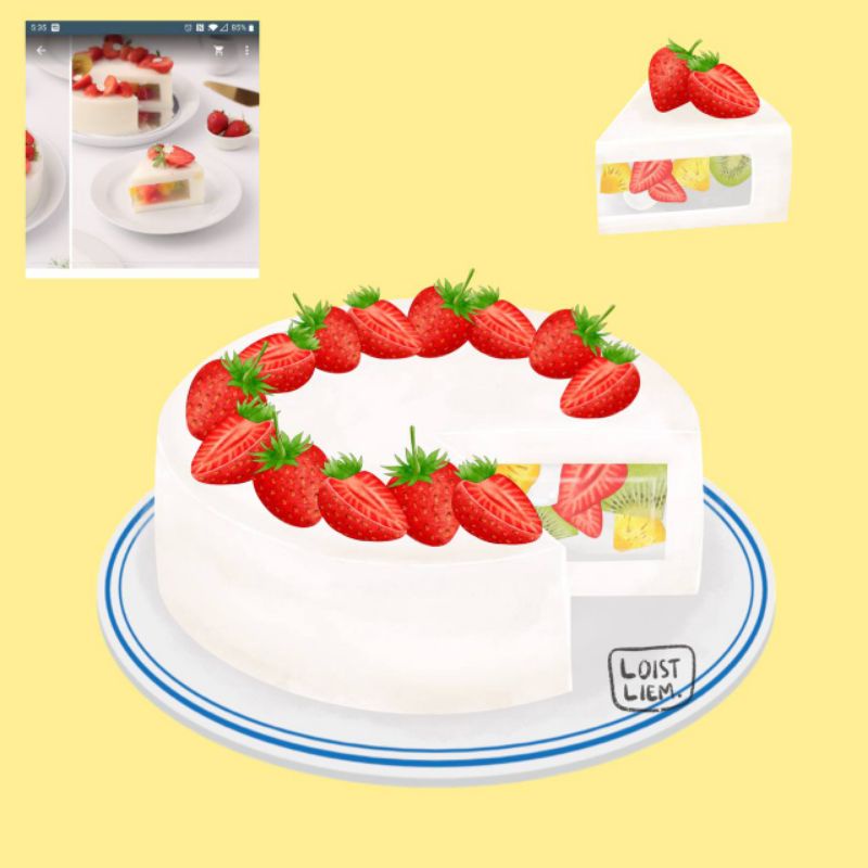 Jasa Gambar Makanan / ilustrasi makanan / Food Illustration