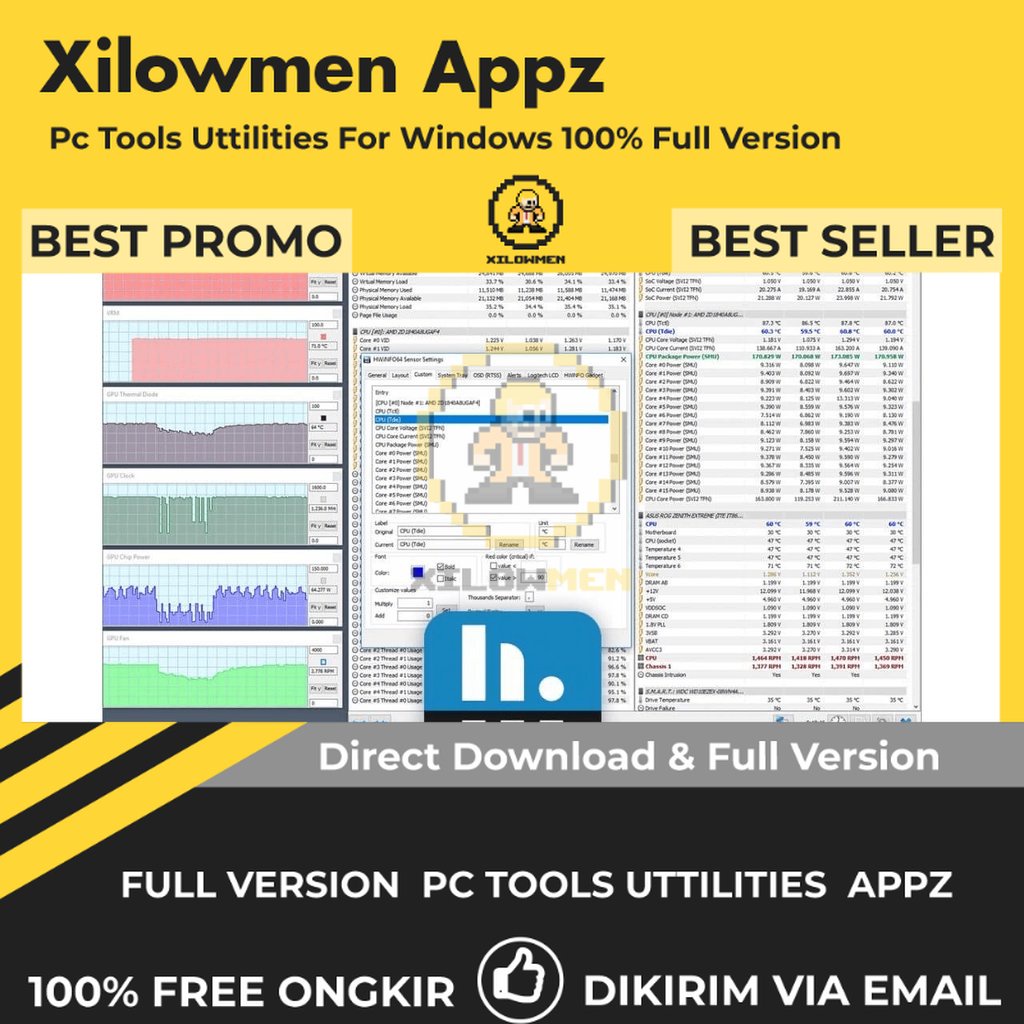 [Full Version] HWiNFO Pro PC Tools Software Utilities Lifetime Win OS