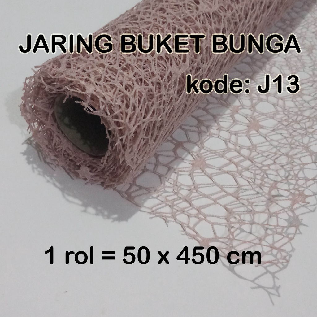 

JARING BUCKET BUNGA WARNA KREM KODE J13