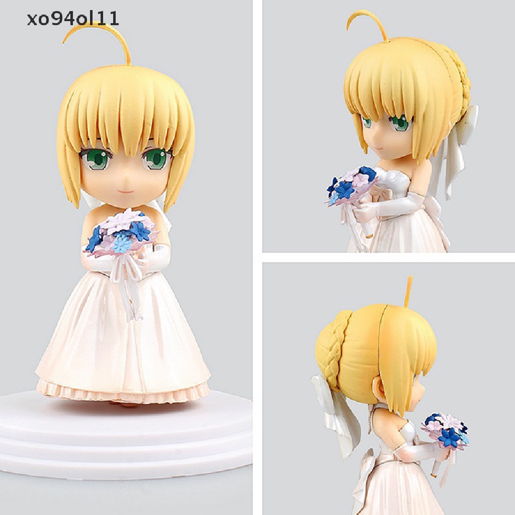 Xo Fate/Stay Night Anime Figure SABER 10th Royal Wedding Dress Action Figure Mainan OL