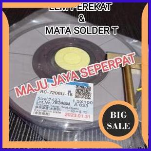 

last stok satu paket - lem ic cof lcd acf 7206 + mata solder T - untuk perbaikan tv led -