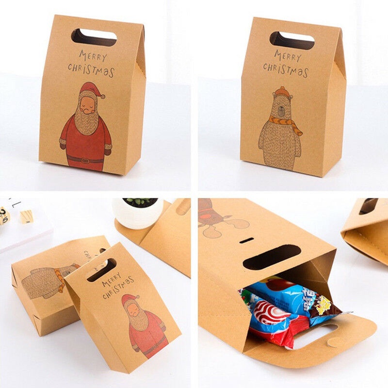 Hot Sale/1Pcs Kantong Kraft Paper Merry Christmas Pesta, Cookies Candy Tas Kekinian/Wedding Bag Mewah