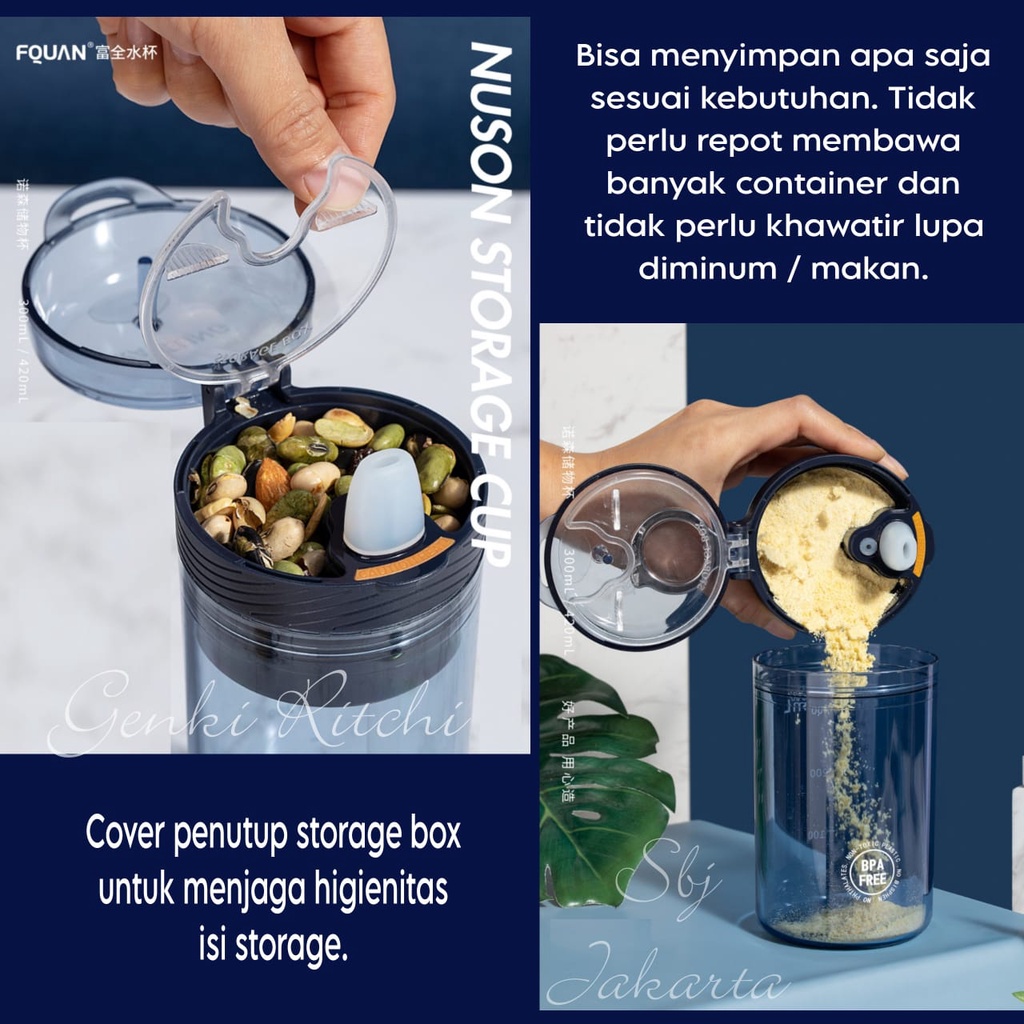 BOTOL MINUM TRITAN BPA FREE LUXURY TRITAN SHAKER KAPASITAS 420ml SB-88