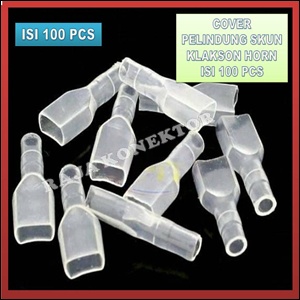 [ISI 100PCS] Karet Skun Kabel / Kondom Skun Gepeng / Karet Kondom Skun COVER SKUN TERMINAL KLAKSON H