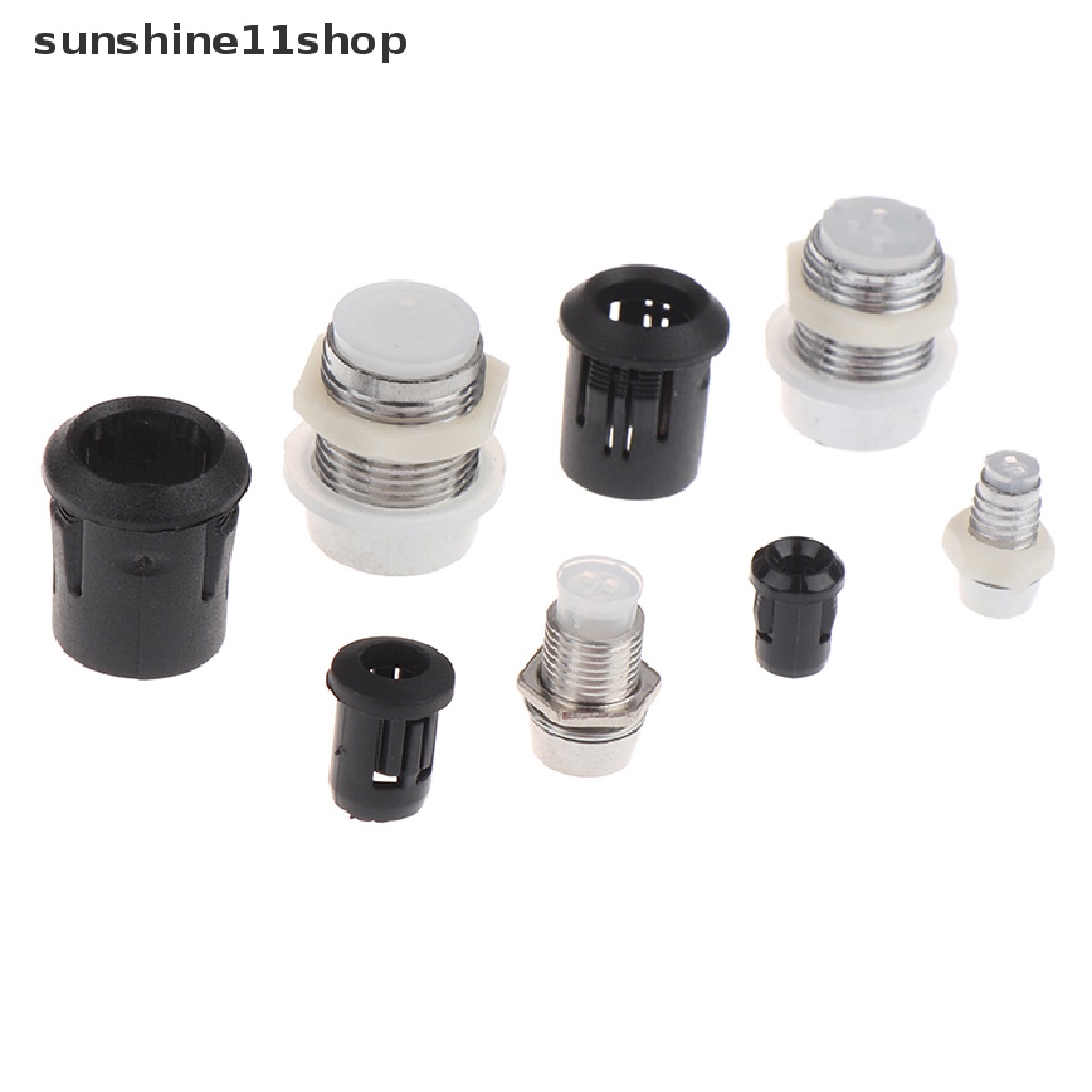 Sho 20pcs 3mm 5mm 8mm 10mm LED Holder Socket Light Dioda Emitg Penutup Dasar Lampu N