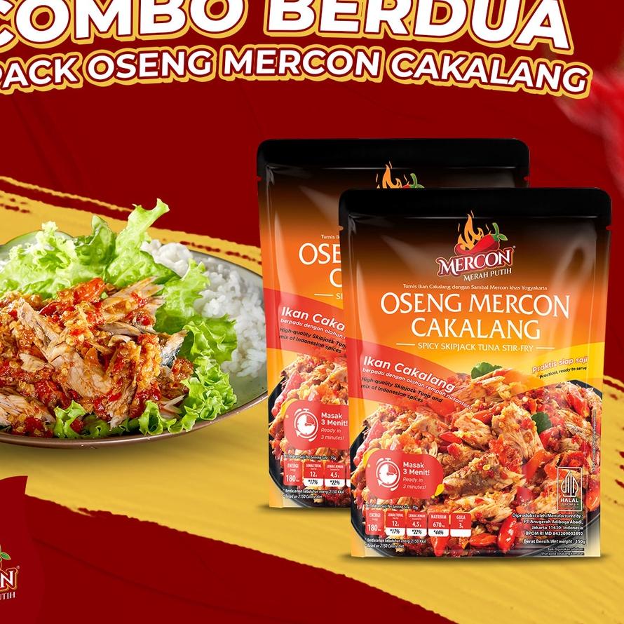 

♚ Mercon Merah Putih - Hemat Combo Berdua || 2 x Oseng Mercon Cakalang ✯