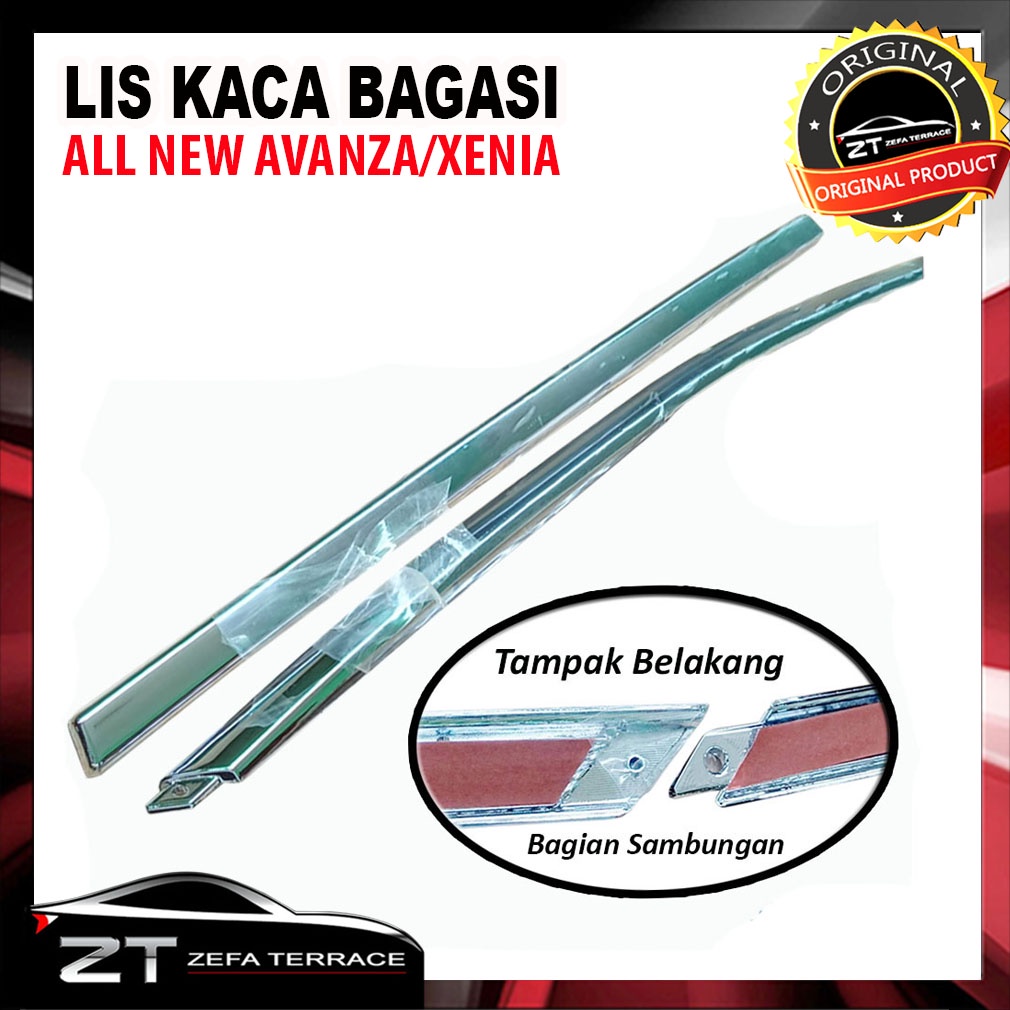 Lis Kaca List Kaca bagasi belakang All new Avanza Xenia full chrome