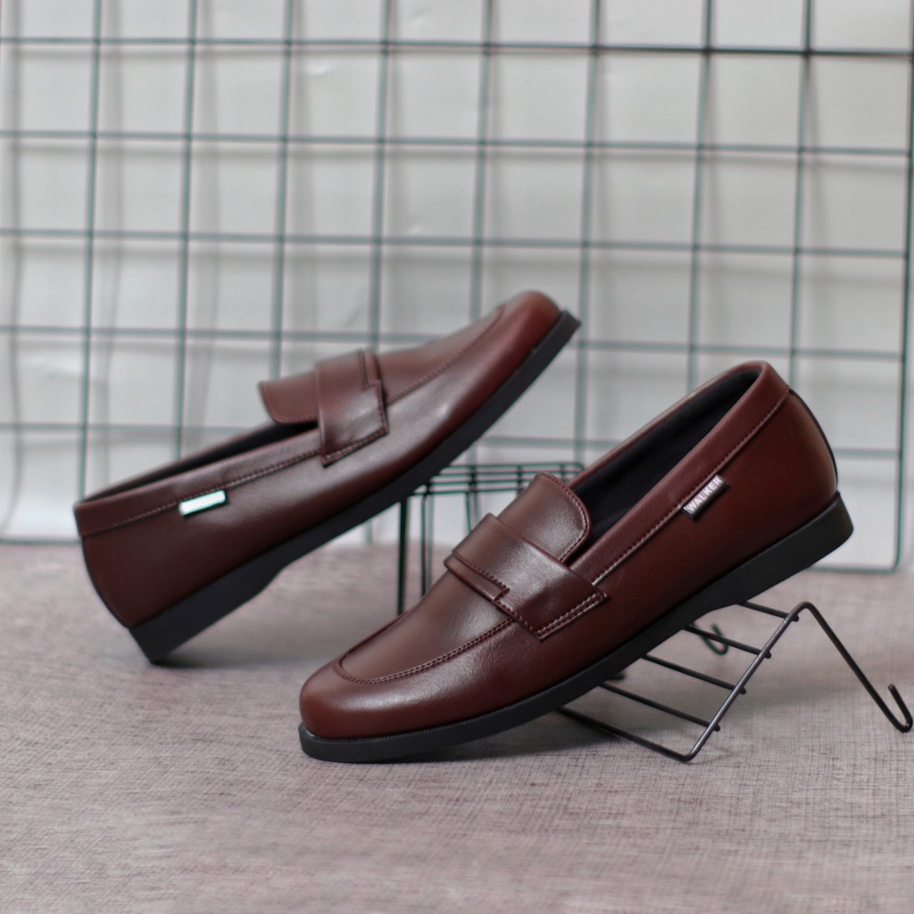 BURAY X SEPATU SLIP ON LOAFERS PRIA DEWASA KULIT ASLI FORMAL CASUAL KASUAL SLIP ON PRIA KERJA KANTOR GURU DOSEN PNS PESTA RESMI NYAMAN || SLIP ON PRIA PANSUS FASHION TRANDY BERKUALITAS 2022