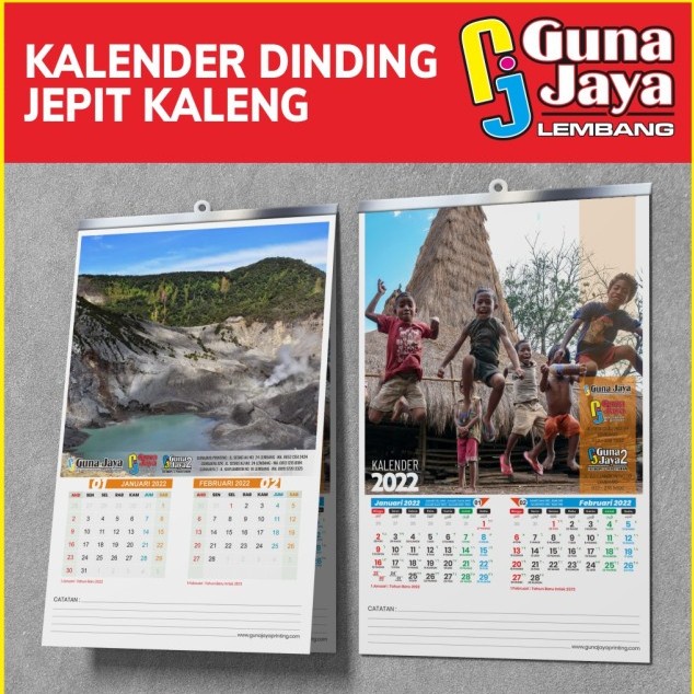

Cetak Kalender Dinding Jepit Kaleng Digital Print / Custom