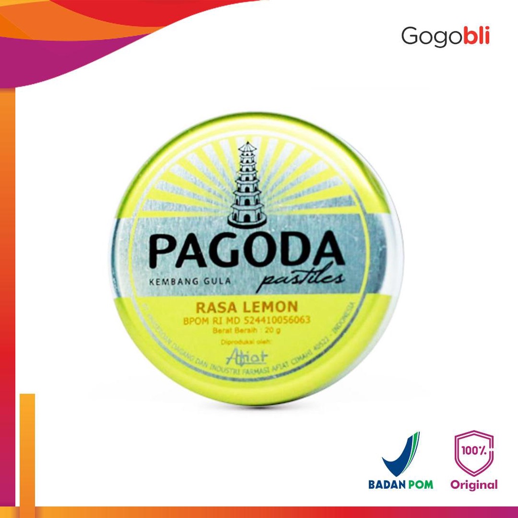 

Pagoda Pastiles Lemon 20gr