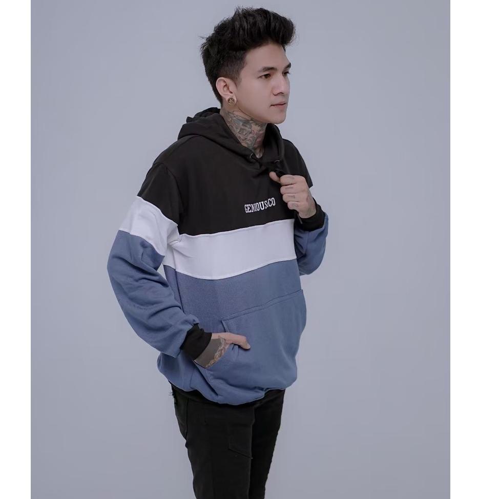 Stok Terbatas Jaket Hoodie Motif Sablon Kain Katun Fleece