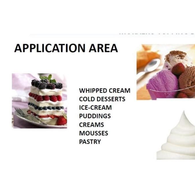 

[1 KG] BAHAN ICE CREAM, TOPPING MACHIATO, WHIPCREAM / WHIPPING AGENT