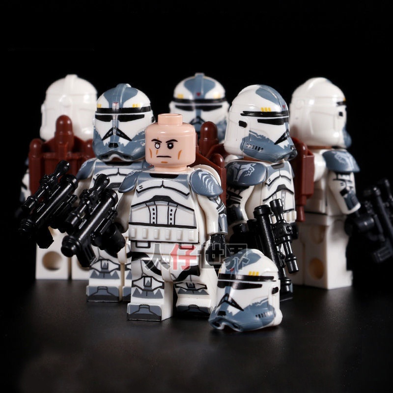 Star Wars Minifigures Clone Troopers Stormtroopers Minifigures Toy Series Puzzle Merakit Blok Bangunan