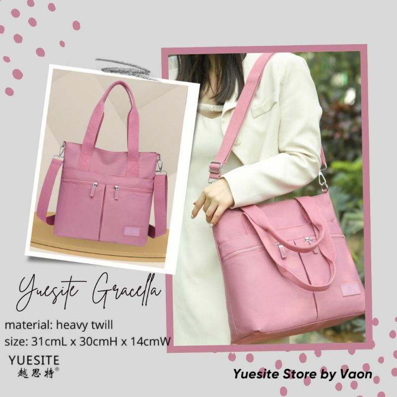 Tas Fashion Yuesite Gracella HT Tote bag Besar Large Handbag Shoulder bag Selempang Wanita Cewek
