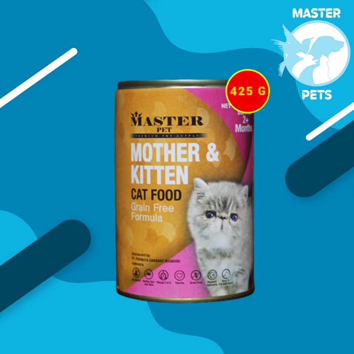 Makanan Kucing Kaleng Master Wet Cat Food Can