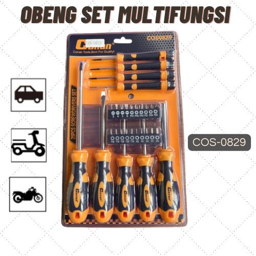 SET OBENG SCREW DRIVER SET 29PCS COS0829