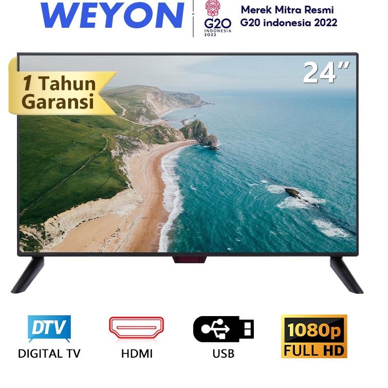 Terlaku. ¯ Weyon tv led 24 inch tv digital 27inch televisi ☃