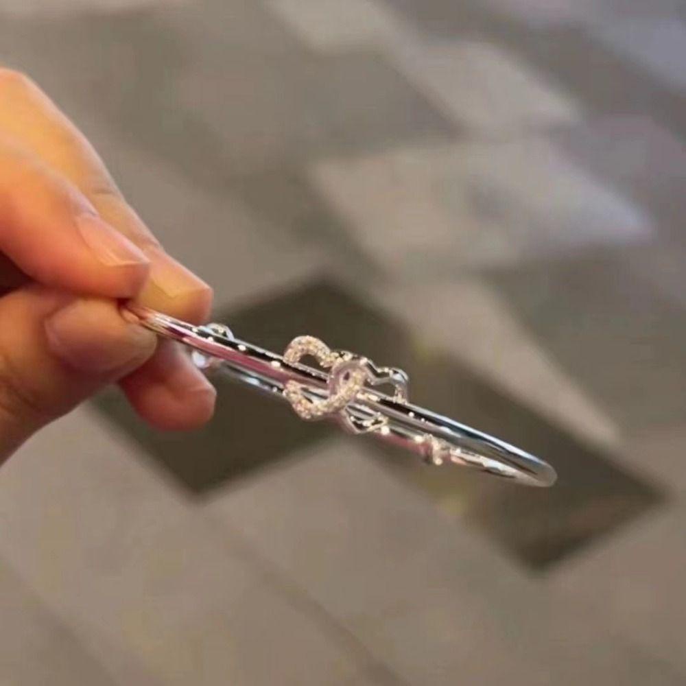 Mxbeauty Wanita Bangle Mewah Fashion Ganda Hati Manis Indah Retro Fashion Perhiasan