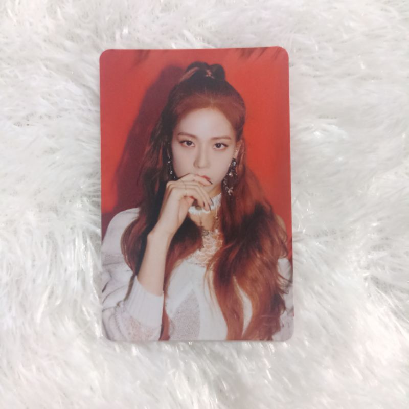 WTS OFFICIAL PHOTOCARD PC JISOO BLACKPINK SAMSUNG GALAXY FRIENDS A80