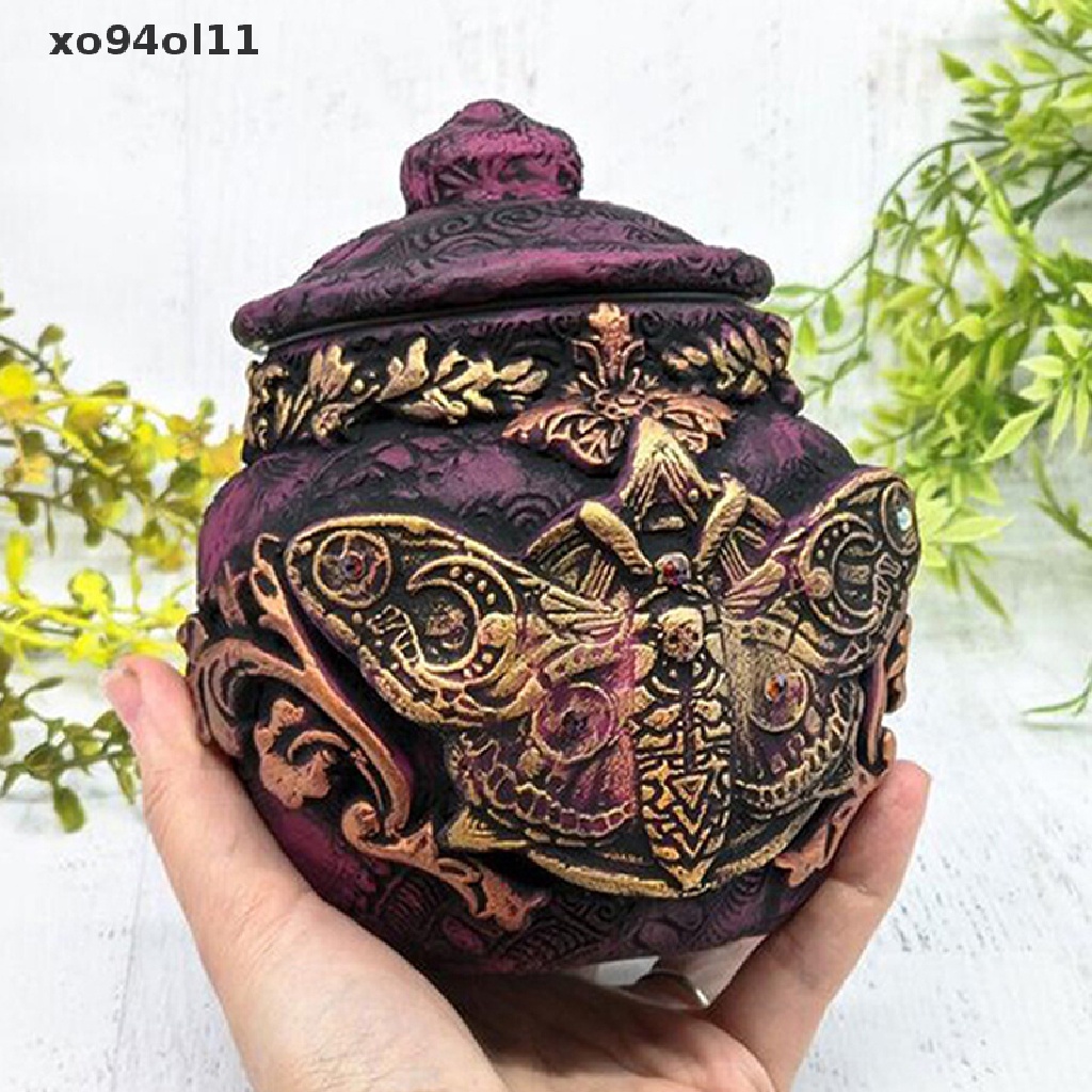 Xo Botol Penyihir Celestial Hias Bulan Ramuan Jar Gothic Witchcraft Patung OL