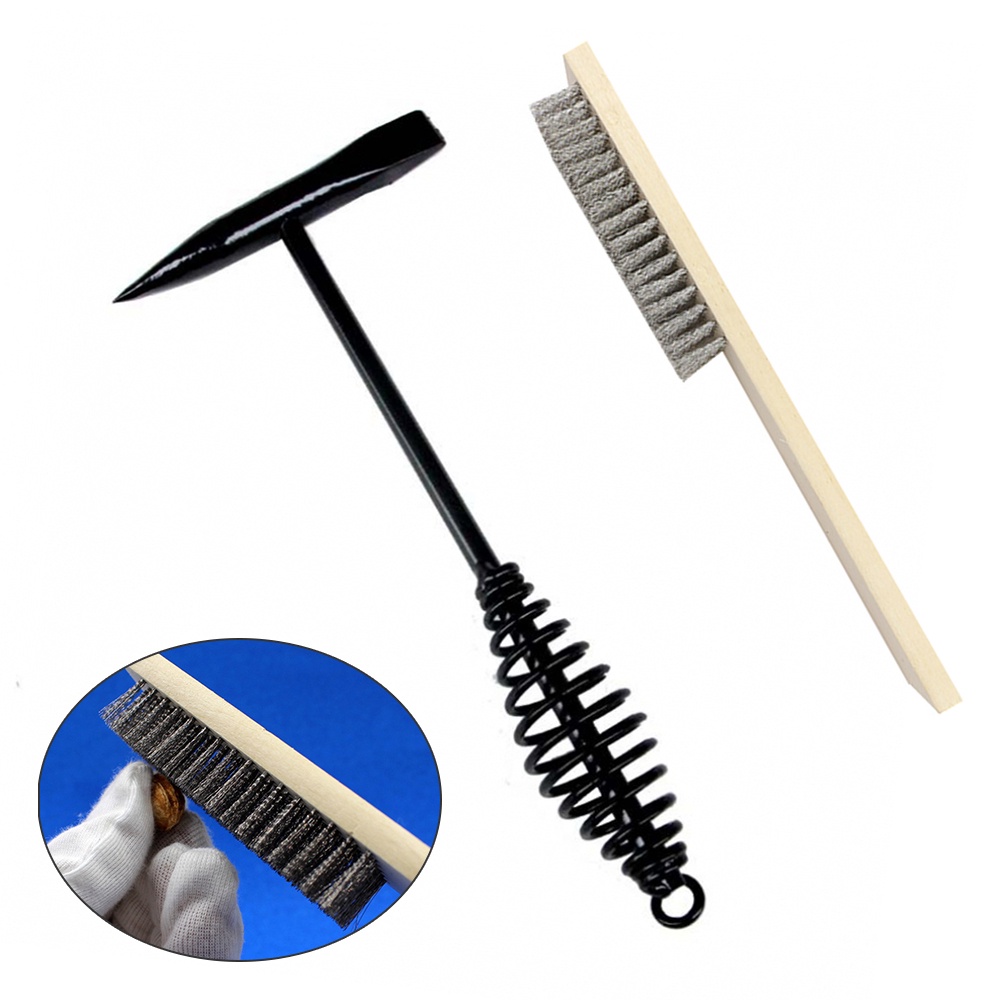 10.5 Inch Cone Vertical Chisel Coil Spring Handle Palu Chipping Las Untuk Las