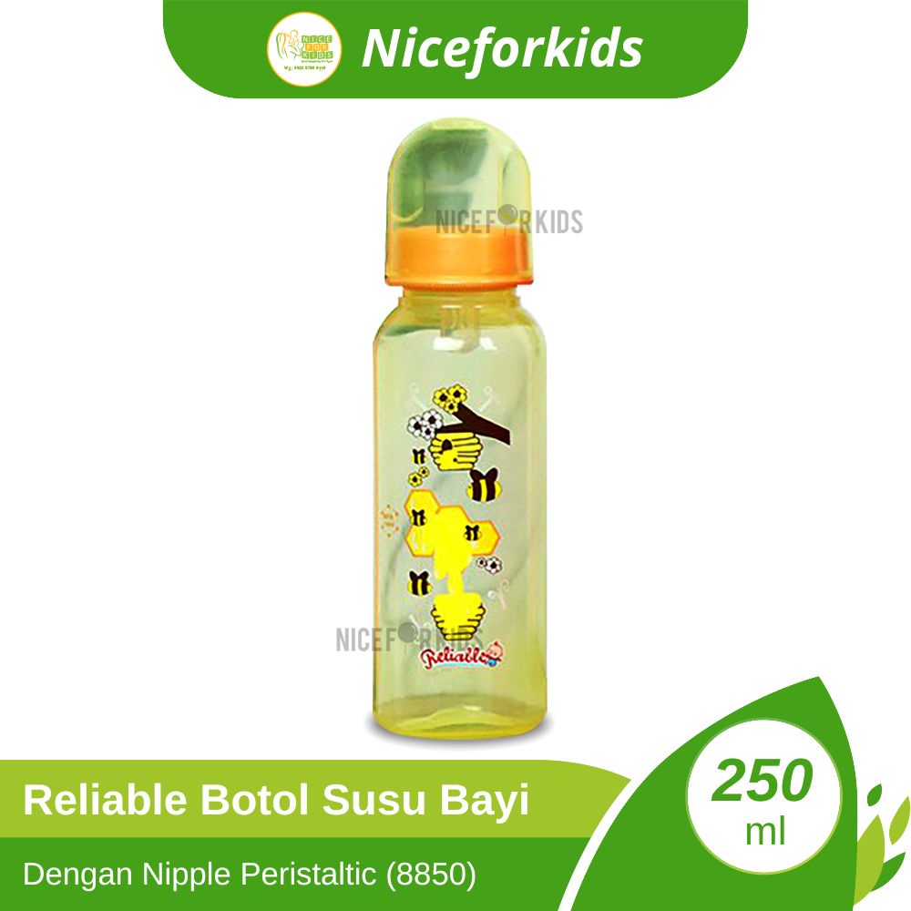Reliable Botol Susu Bayi dengan Nipple Peristaltic 250ml (8850)